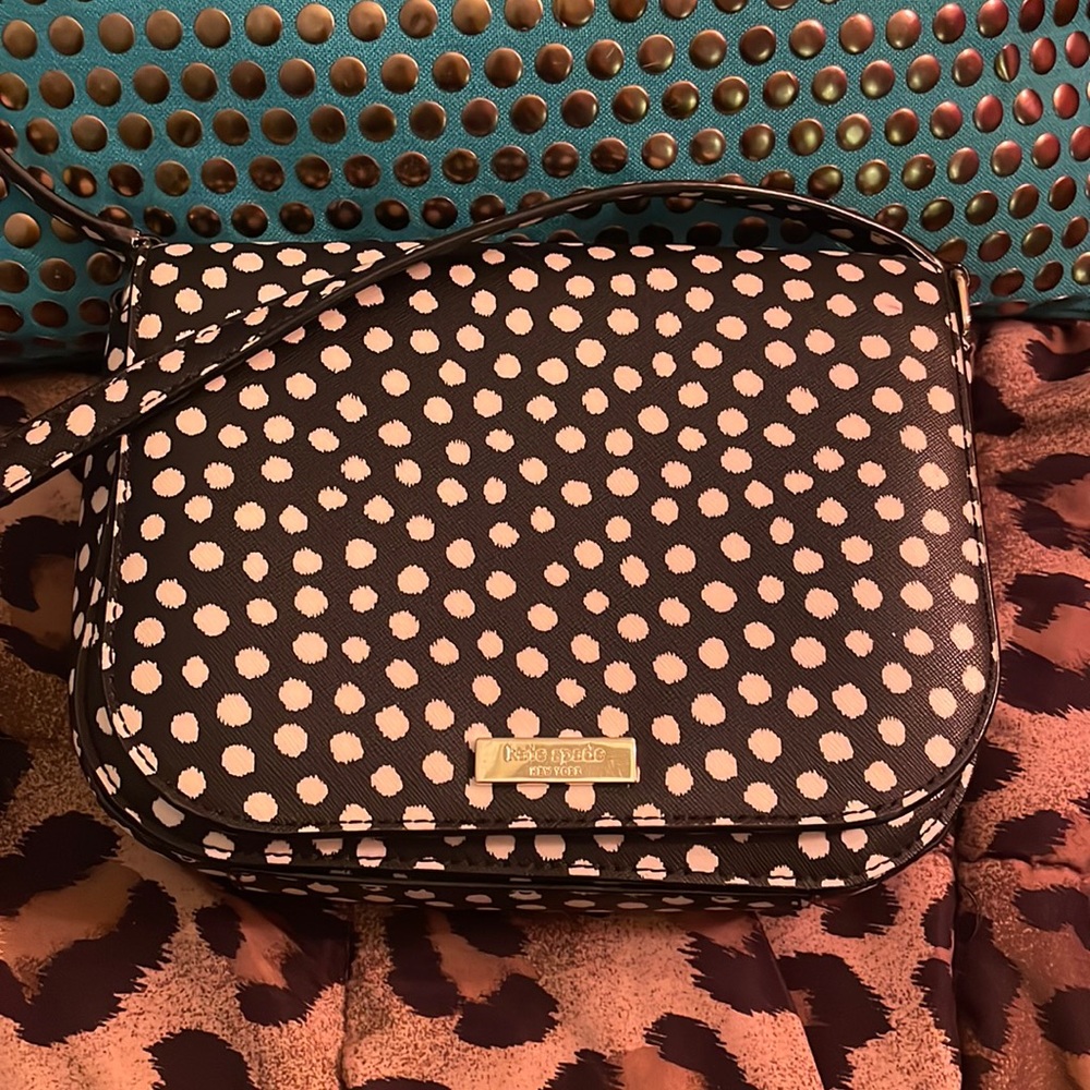 Kate Spade ♠️ Laurel Way printed Musical Dot bag